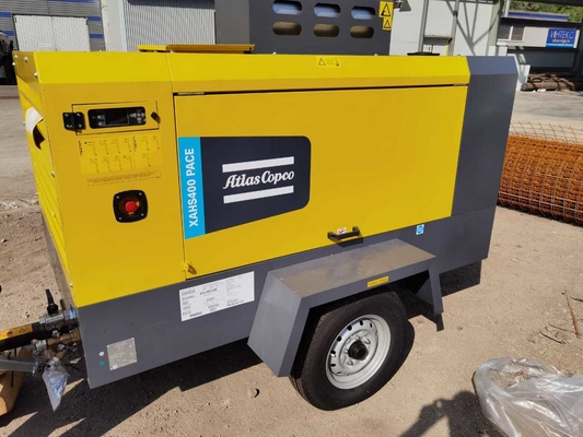 Μαύρος Φορητός Αεροσυμπιεστής XAHS400 PACE 95KW Κινητήρας Cummins