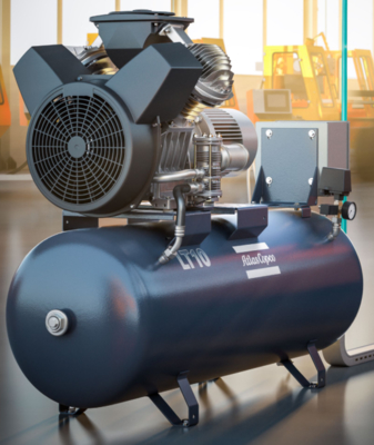 Αεροσυμπιεστής κοχλία Atlas LT10 7.5Kw 50Hz 68-83 dB(A)