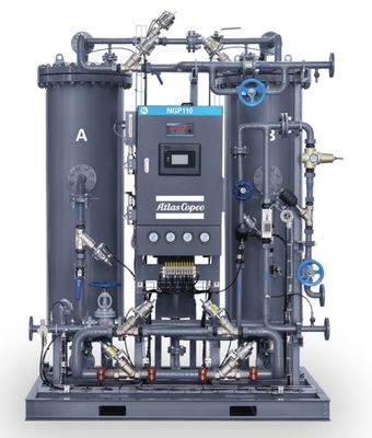 PSA Nitrogen Generator NGP 110 enabling on-demand nitrogen production to support continuous manufacturing processes and control