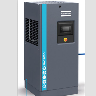 50 60Hz Atlas VSD Plus Αλουμινίου Συμπυκνωτής αέρα 15 KW περιστρεφόμενος κομπρεσέρ βίδα