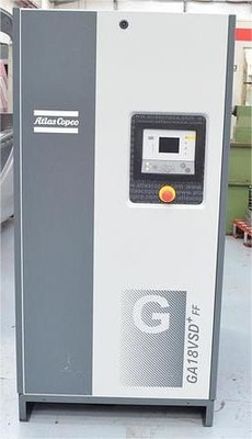 Atlas VSD Plus 18 KW Δύναμη κινητήρα Ενσωματωμένο ξηρό κράμα αλουμινίου για απαιτήσεις πελατών