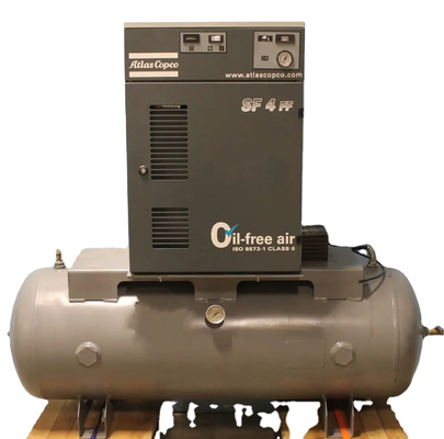 3.7KW/5HP 0 Ppm Ανεξαρτήτως πετρελαίου άμεση κίνηση βίδα συμπιεστή αέρα SF4