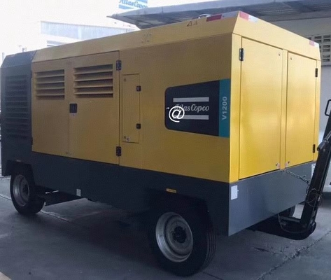 Κίτρινος φορητός συμπιεστής V1200 Ψηφιακή οθόνη αυτόματη απενεργοποίηση για εφαρμογές βαριάς χρήσης