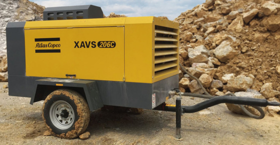 Φορητός συμπιεστής XAVS206C Η κορυφαία λύση για φορητή και ατμοσφαιρική συμπίεση σε βιομηχανικές εφαρμογές