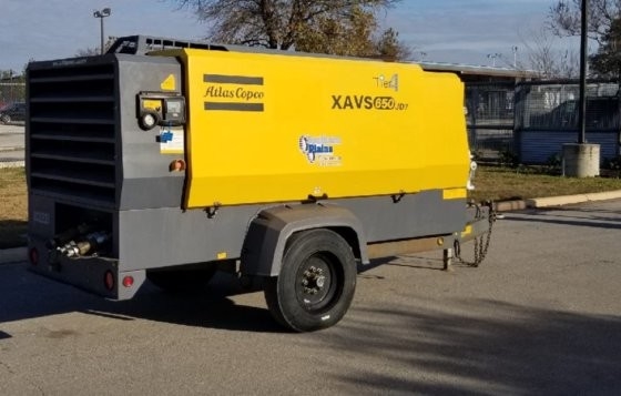 XAVS 650 φορητός συμπιεστής για πλήρες φορτίο 2000Rpm φορητός