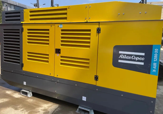 30 bar φορητός συμπιεστής X-AIR 1280-30 680L χωρητικότητα δεξαμενής ντίζελ