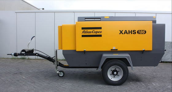 Φορητός Συμπιεστής 90 Kw XAHS186E+ FAD 11 m³/min Επίπεδο Συμπίεσης 1 για Εργασίες Υψηλής Αντοχής
