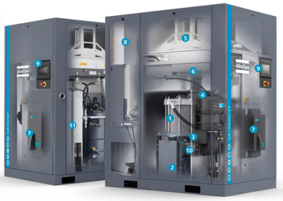 GA 75L VSD+ Ατλαντικός κομπρεσέρ αέρα 75kw
