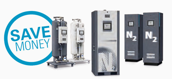 Πιστοποιητικό ISO NGP 12 Generator Atlas 99,999% 99,99% 99,95% καθαρότητα
