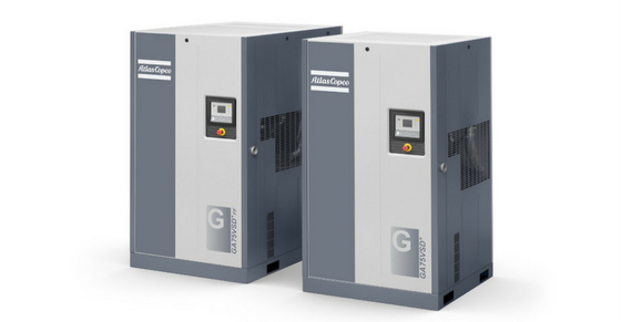 75kW Atlas Screw Air Compressor GA Series GA 75 73dB ((Α) Επίπεδο θορύβου ISO 8573-1