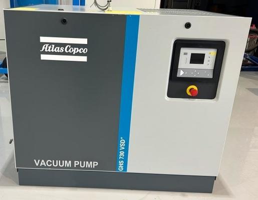 Βιομηχανική αντλία κενού AC GHS 730 VSD+ με ισχύ άξονα 11 KW και χαμηλό επίπεδο θορύβου 51-73 DB A