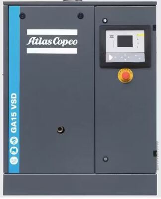 Βιομηχανικός συμπιεστής σειράς GA GA15VSD με εύρος πίεσης 4 έως 10 Bar Σχεδιασμένος για και αθόρυβη λειτουργία